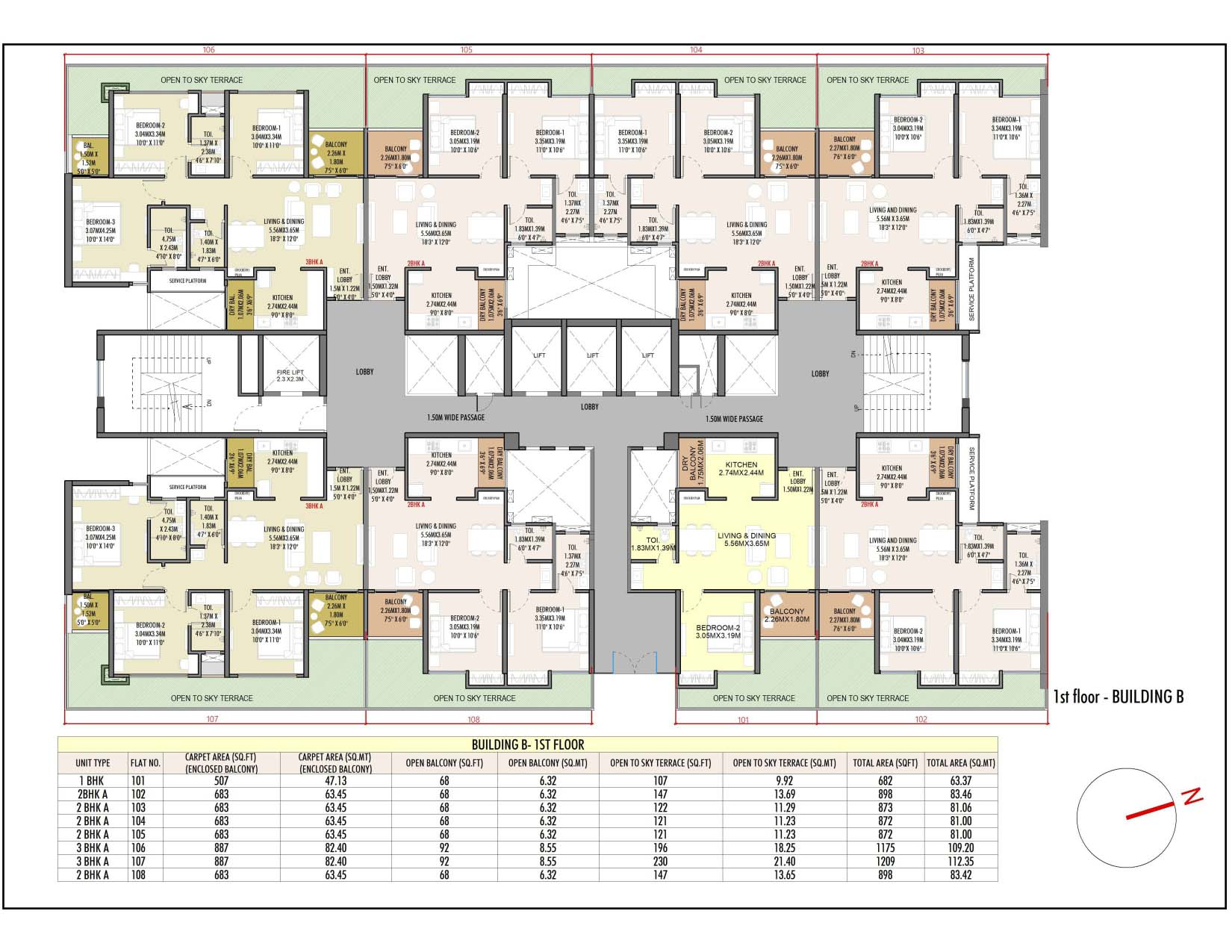 Building B - First Floor Plan
