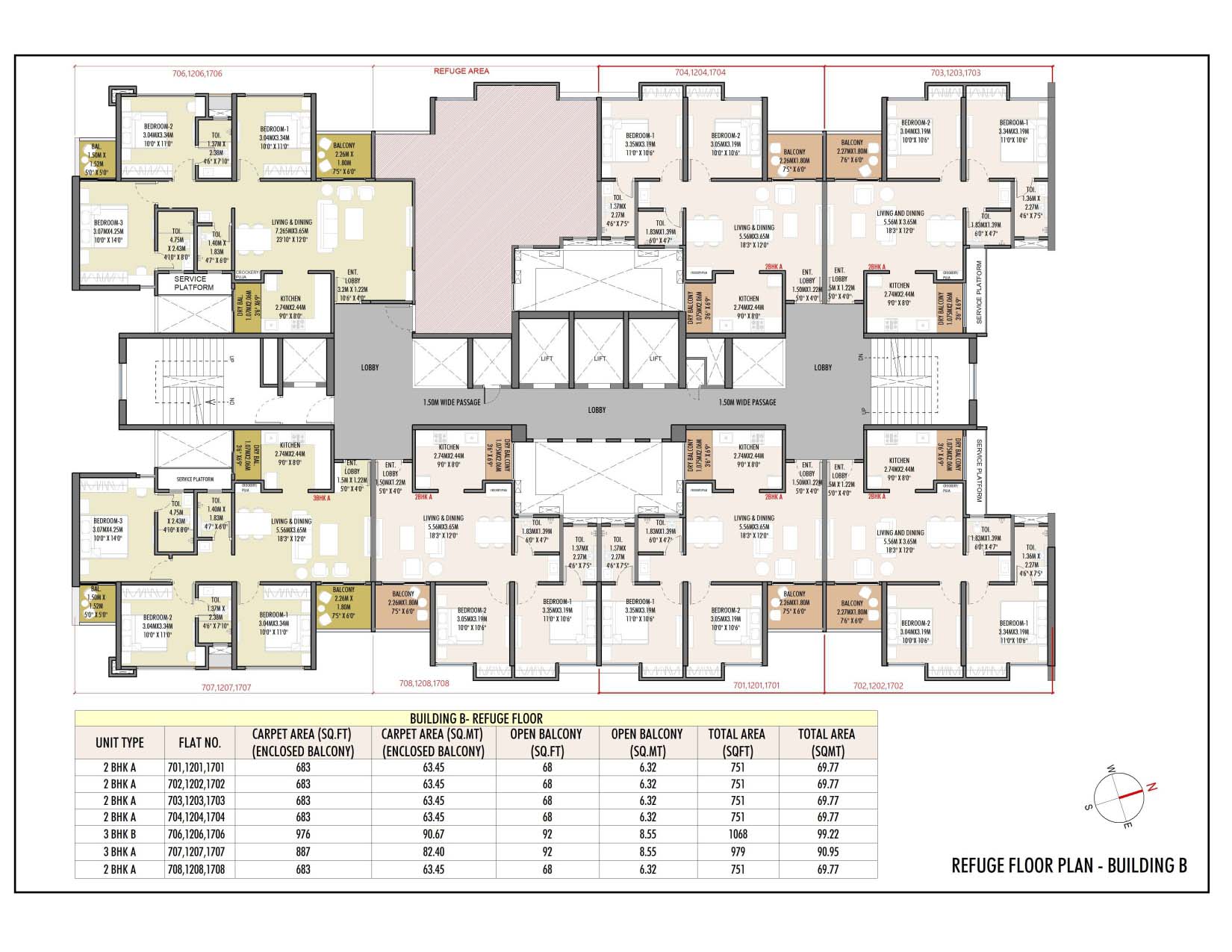 Building B - Refuge Floor Plan