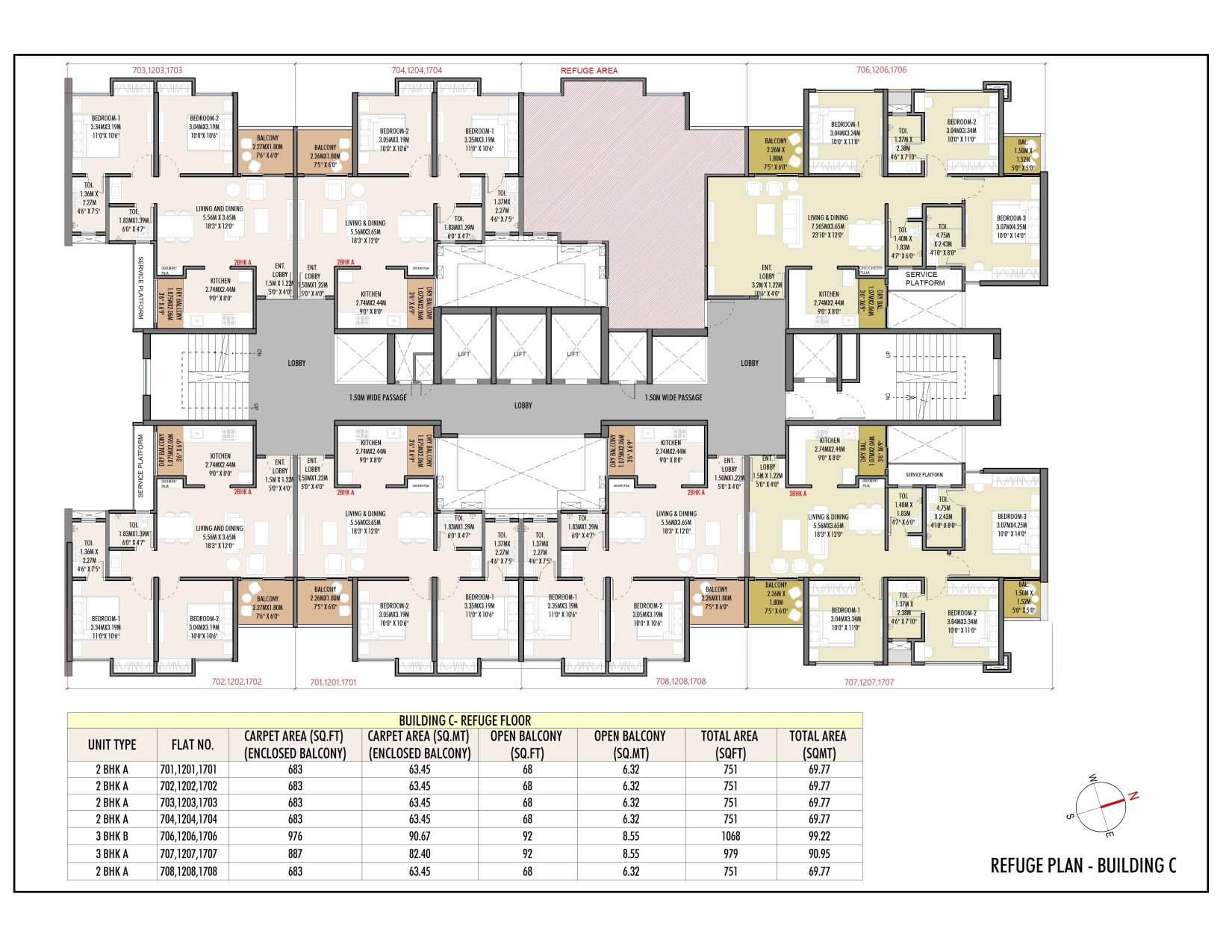 Building C - Refuge Plan